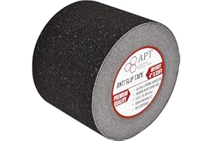 APT Anti Slip Traction Tape, 80 Grit, Waterproof, Strong Traction Grip Tape, Non Skid, Safety Walk Tape, Stairs Anti Slip, Ba