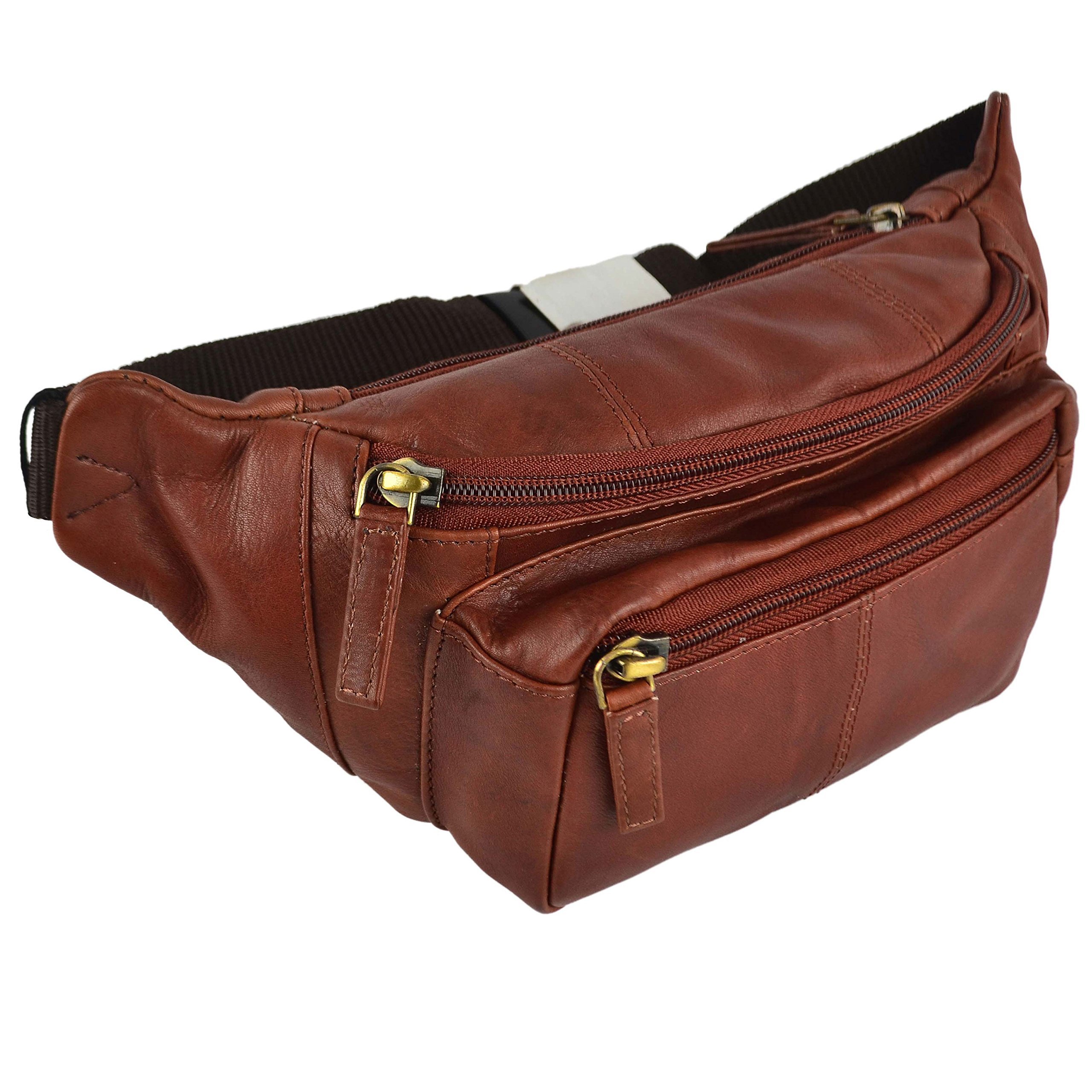 Visconti Leather Bum Bag Fanny Pack