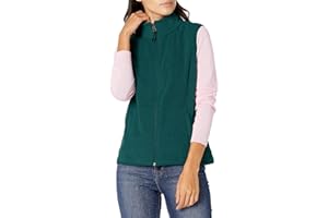 �鶹�� Essentials Womens Classic-fit Sleeveless Polar Soft Fleece Vest