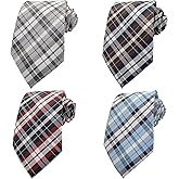 TEXTURE Ties for Men, 4-Pack Set of Mens Neckties