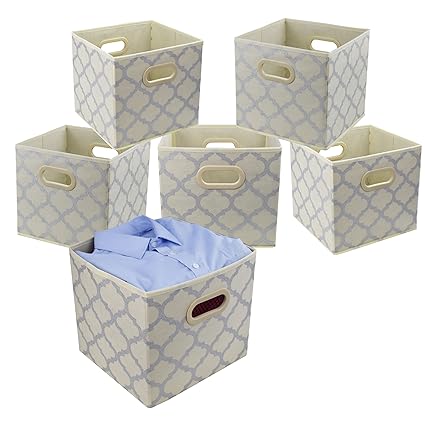 Homyfort Cloth Storage Bins Foldable Basket Cubes Organizer