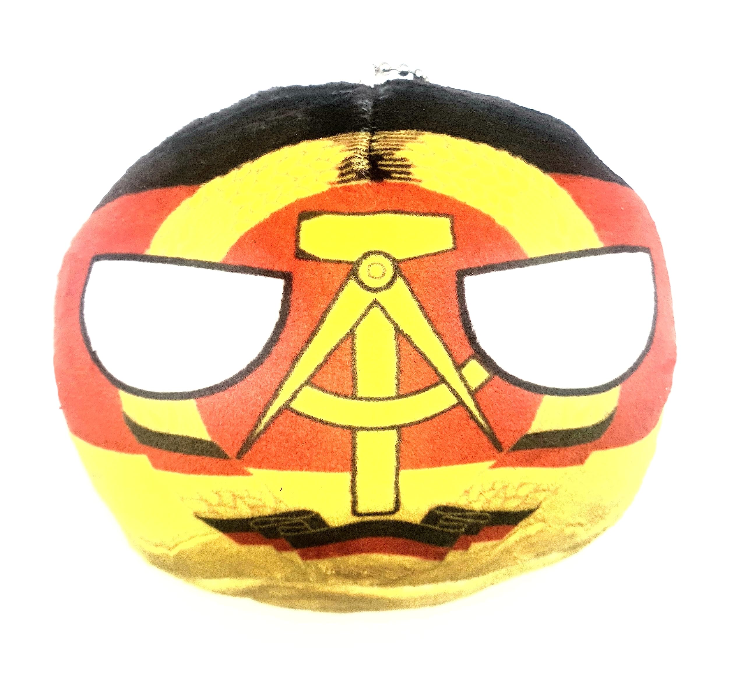 SNS Components 10cm Country Ball Cute East Germany German Democratic Republic Europe Flag Cuddly Meme Ball Kid Toy