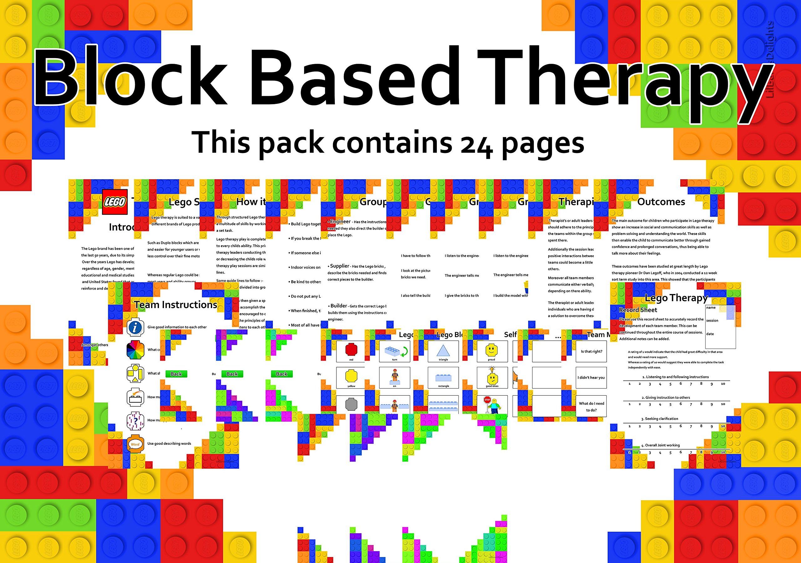 Lego Therapy Amazon Co Uk B Drinkwater Burke 8944129396458 Books