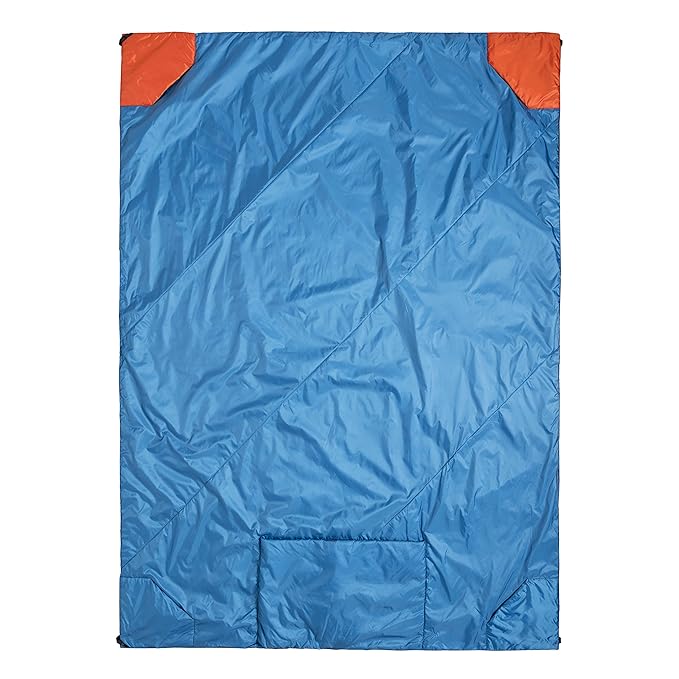 Klymit Versa Packable Camping Blanket & Comforter, Blue/Red Review