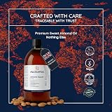 Naissance Sweet Almond Oil 1 Litre Carrier Oil for Skin Hair Nails view 7