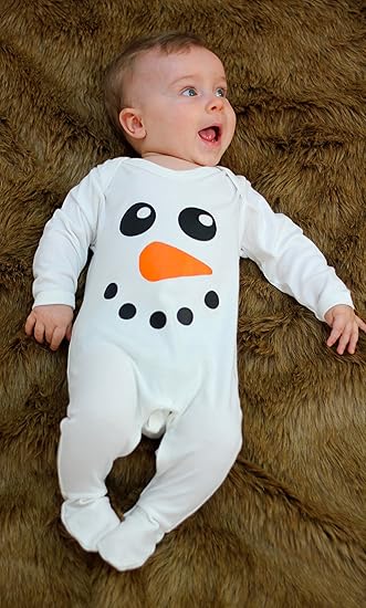 Babies First Christmas Outfit Boys Or Girls Cute Snowman Baby Babies First Christmas Outfit Boys Or Girls Cute Snowman Baby