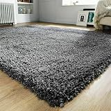 Prime Plus Extra Thick 5cm Shaggy Rug Dark Grey 160x230 cm