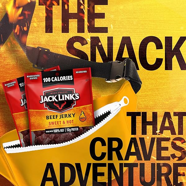 JACK LINK’S ORIGINAL BEEF JERKY CHEW – (36 PACK) 0.32 OZ TINS – READY TO EAT PROTEIN SNACKS – 4G PROTEIN PER SERVING – MADE WITH 100% REAL BEEF