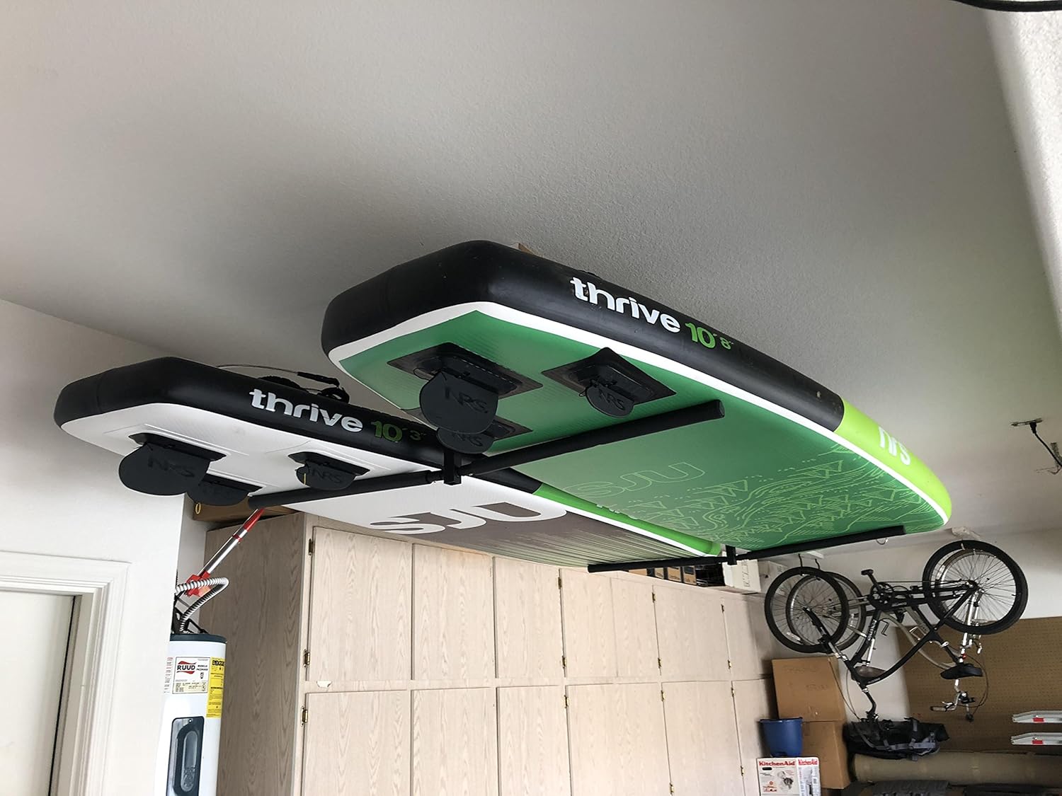 Amazon Com Storeyourboard Double Sup Surf Ceiling Storage Rack