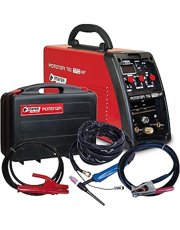 STAYER 2.317 - INVERTER Soldadura TIG 170 (60%) A 4mm 5kg KVA5 POTENZA