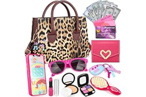 GIFTINBOX Play Toddler Girls Purse, Girl Toys Age 3-5 4-5 6-8, Kids Purse Toys for Girls, Birthday Gifts & Toys for 3 4 5 6 7 8+ Year Old Girls, Princess Pretend Play Girl Toys