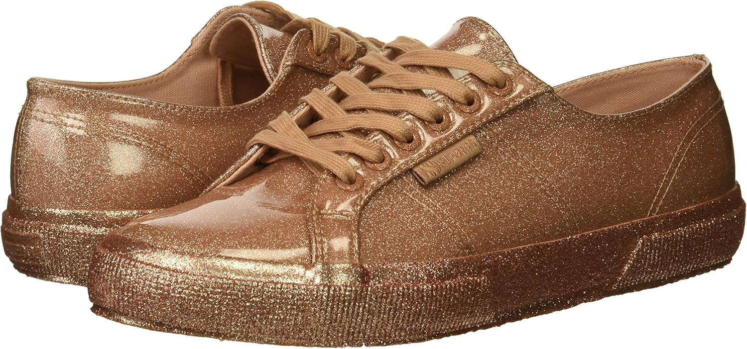 superga platform sneakers rose gold