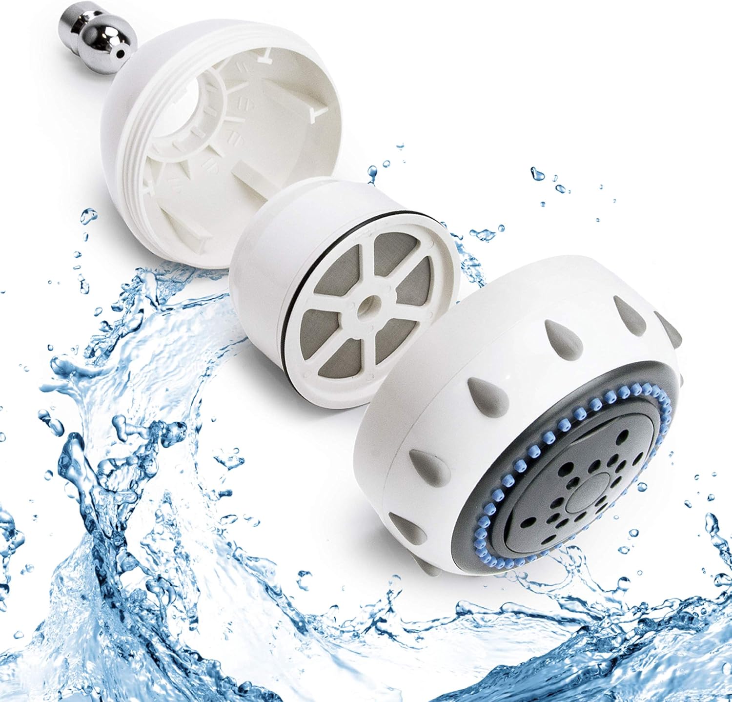 Now Water Shower Head and Shower Filter 2 GPM 60 PSI Adjustable