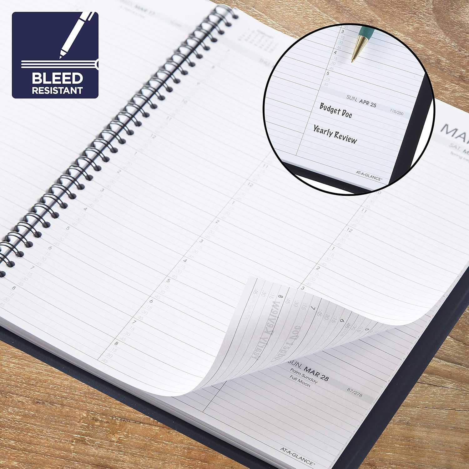 2021 Weekly Appointment Book & Planner by AT-A-GLANCE, 8-1/4" x 11", Large, Black (709500521) : Office Products