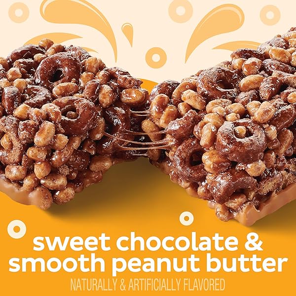 CHEERIOS PROTEIN CHEWY BARS, SNACK BARS, CHOCOLATE PEANUT BUTTER, 5 CT, 6.35 OZ