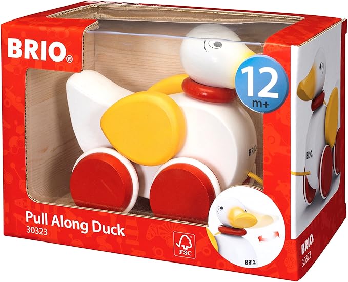 brio duck pull toy