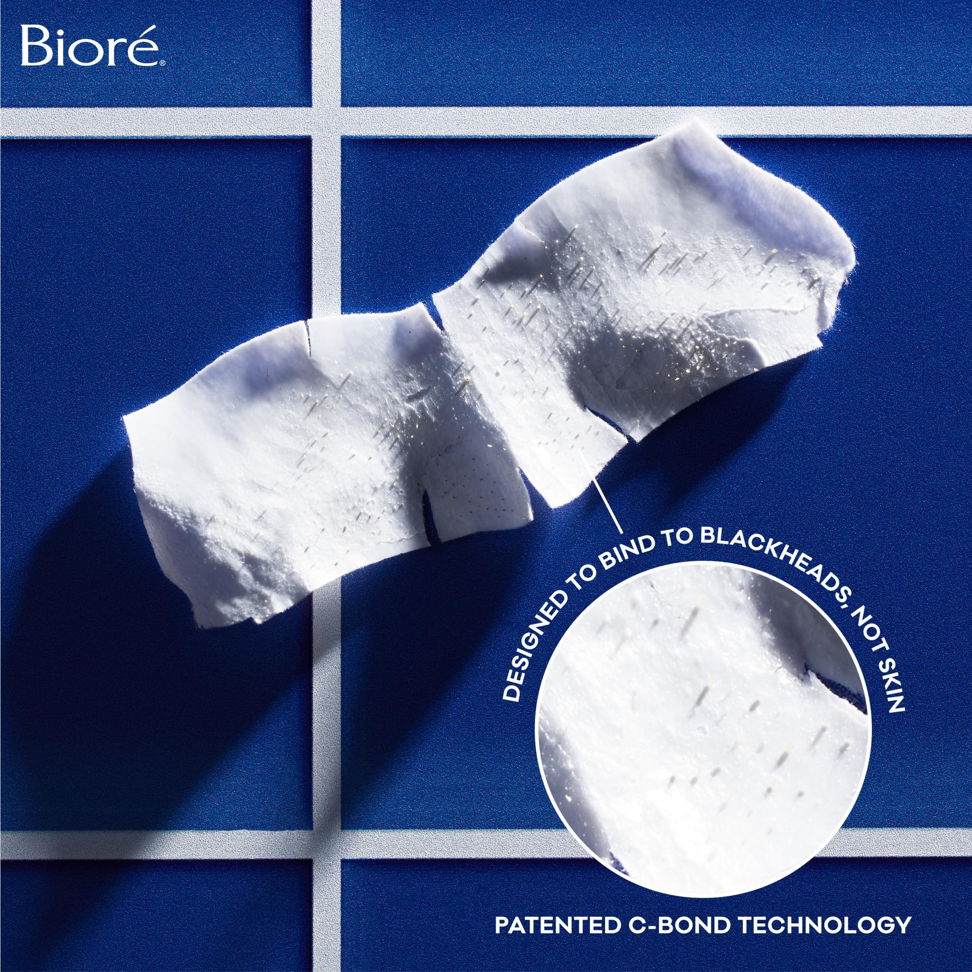 Bioré Original Blackhead Remover Strips, Deep Cleansing Nose Strips With Instant Pore Unclogging, Features C-Bond Technology, Oil-Free, Non-Comedogenic Use, 14 Count