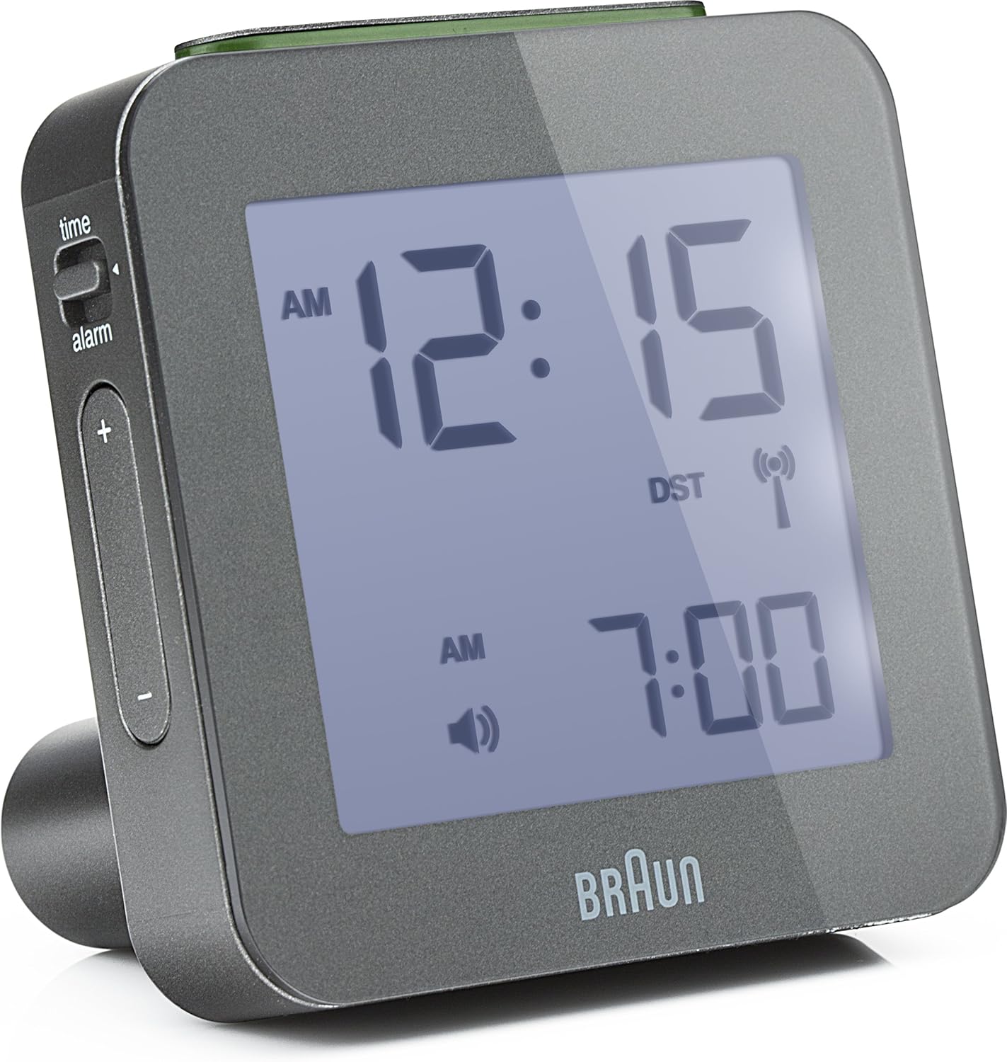 Braun BNC009 Multiband RadioControlled Alarm Clock, Grey BigaMart