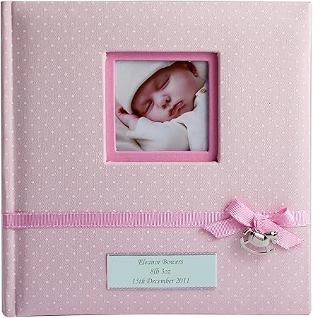 personalised baby girl photo album