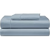 LANE LINEN 100% Egyptian Twin XL Sheets Set, Soft & Comfy Thick Fully Elasticized Mercerized Cotton Twin Extra Long Sheet Set, No Pill Fade Resistant Elegant Twin XL Bed Sheets - French Blue