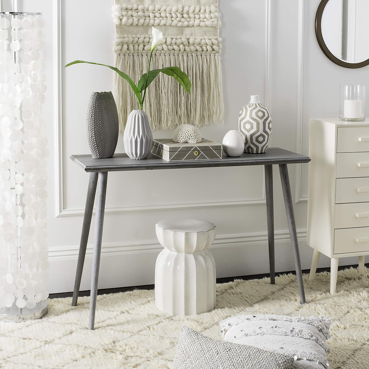 Best console table with gray top