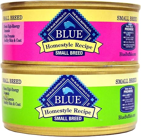 Blue Buffalo Homestyle Recipe Canned Dog Food Variety Bundle 2 Flavors Lamb Dinner With Garden Vegetables