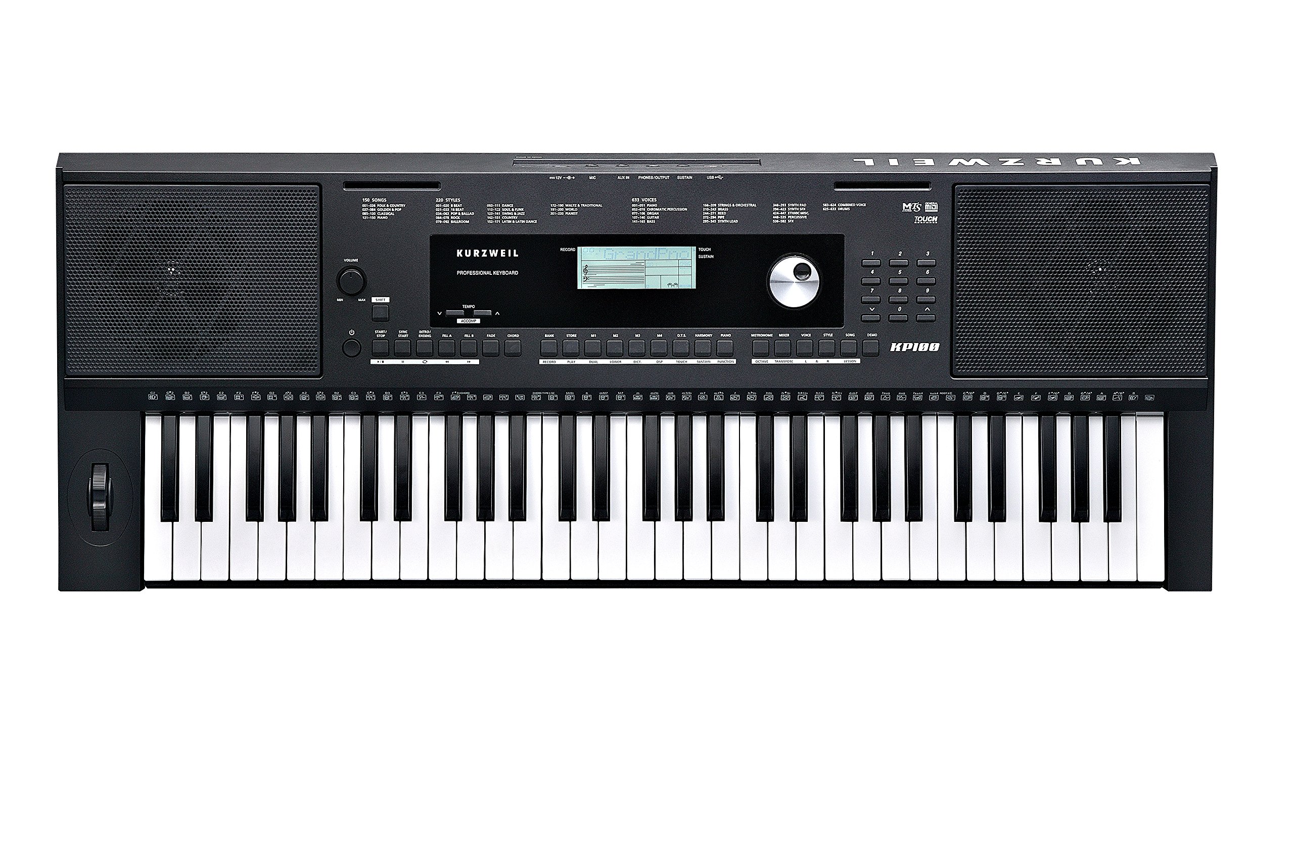 Kurzweil Home KP100 61Note Portable Arranger Keyboard (KP100) Buy