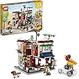 LEGO Creator 3 in 1 Downtown Noodle Shop House, Transforms from Noodle Shop to Bike Shop to Arcade, Modular Building Set, Toy
