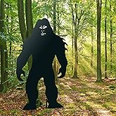 Talustool 6Ft Tall Bigfoot Metal Outdoor Decor Big Foot Sasquatch Gifts for Men/Women/Dad Unique Bigfoot Silhouette Statues Perfect for Patio and Lawn Decorations, Garden Decor, Yard Art, Yard Display