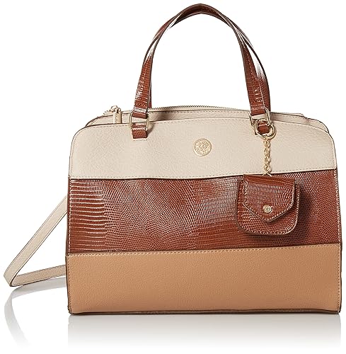Anne Klein Curved Top Satchel, Brown in Bahrain Whizz Satchels