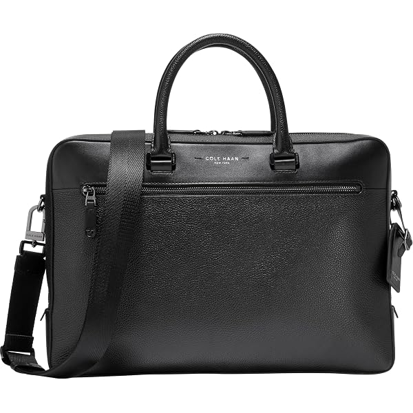 Amazon.com: Cole Haan Men's Bag - Damon Briefcase, Black