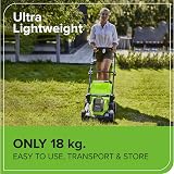 Greenworks G40LM41 Cordless Lawn mower 41cm 50L Bag 3 Year Warranty view 6