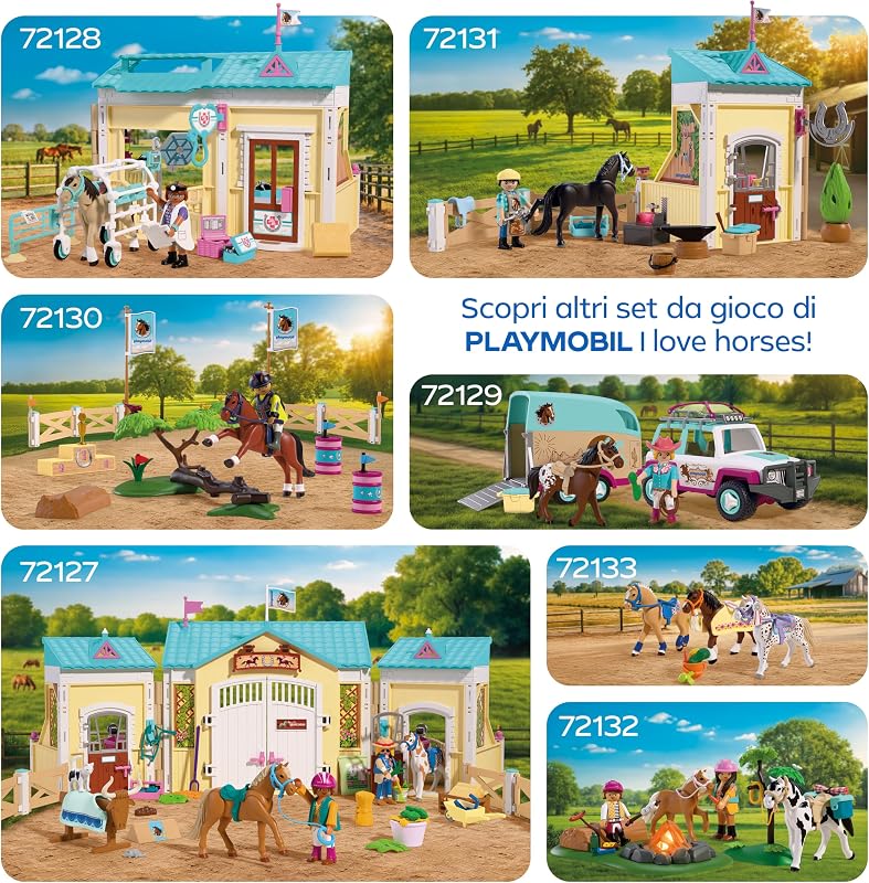 | I Love Horses | Piccola scuderia con maniscalco | Box per cavallo con forgia luminosa, attrezzi e accessori per la cura | Per bambini dai 4 anni in su | 72131 — foto 6 di 7