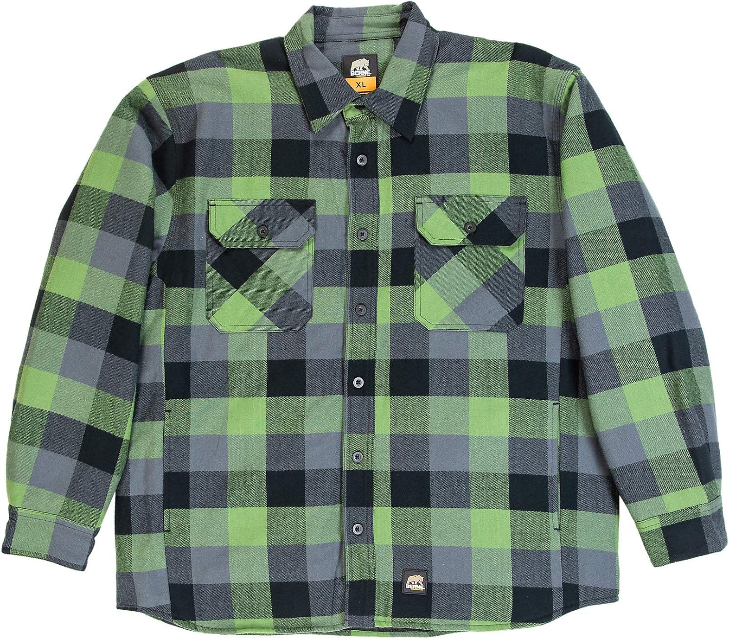 Berne Timber Flannel Shirt Jacket at Amazon Menâs Clothing store