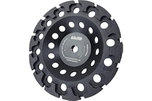 ARCHERPRO Archer PRO Aggressive 7" in. T-Seg Diamond Grinding Wheel, Cup Wheel for Concrete Grinding. for use on Angle Grinder.