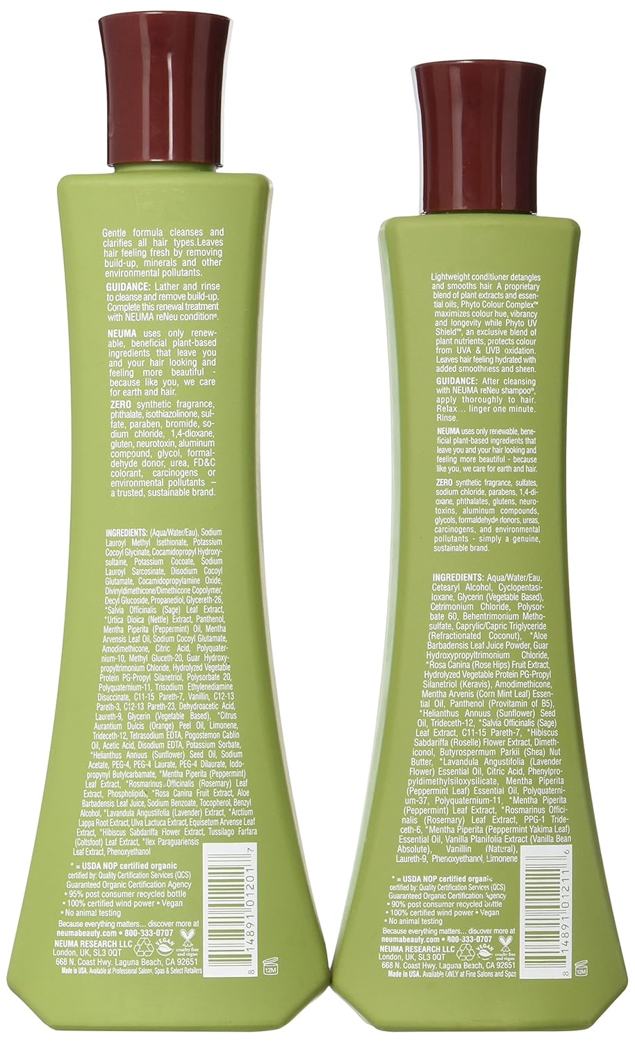 Buy Neuma Sulfate Free Renew Shampoo 10 1 Oz Conditioner 8 5 Oz