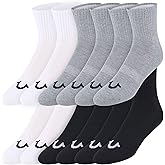 True Religion Mens Socks 12 Pack Mid Crew Socks for Men Premium Athletic, Shoe Size 8-12