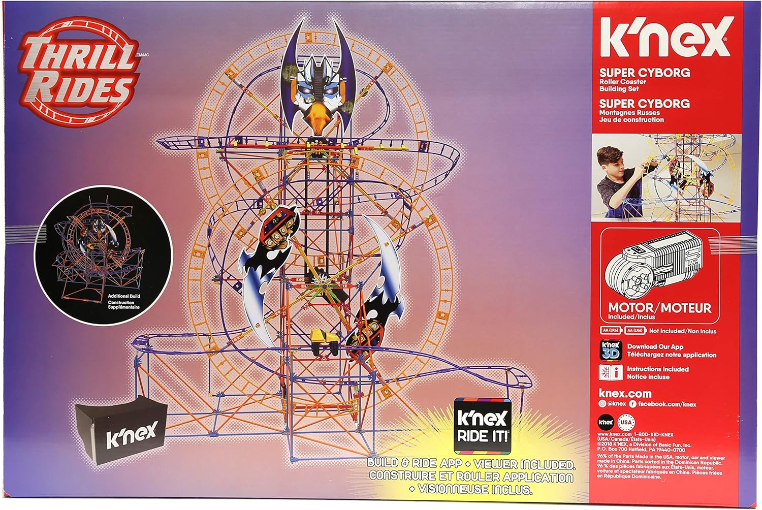 knex super cyborg roller coaster