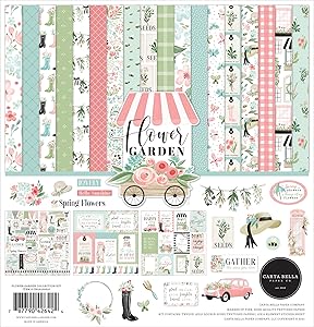 Carta Bella Paper Company Flower Garden Collection Kit Paper
