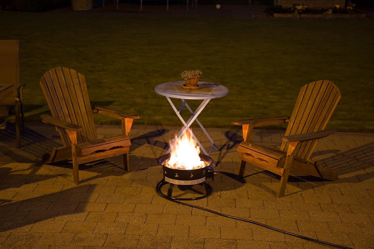 Heininger 5995 58,000 BTU Portable Propane Outdoor Fire Pit: Automotive