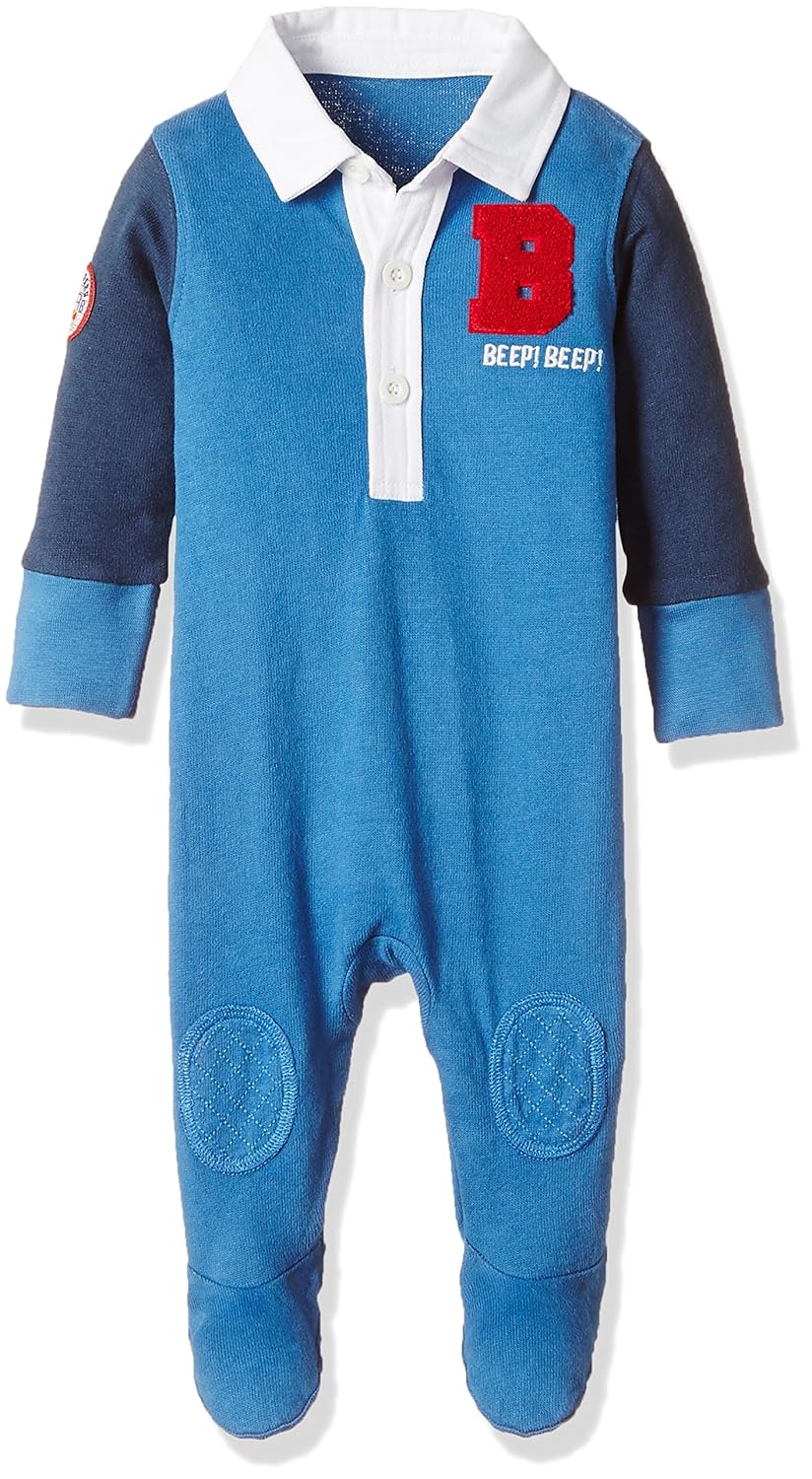 Buy Mothercare Baby Boys' Sleepsuit (F8250_Blue_1218 Months) at Amazon.in