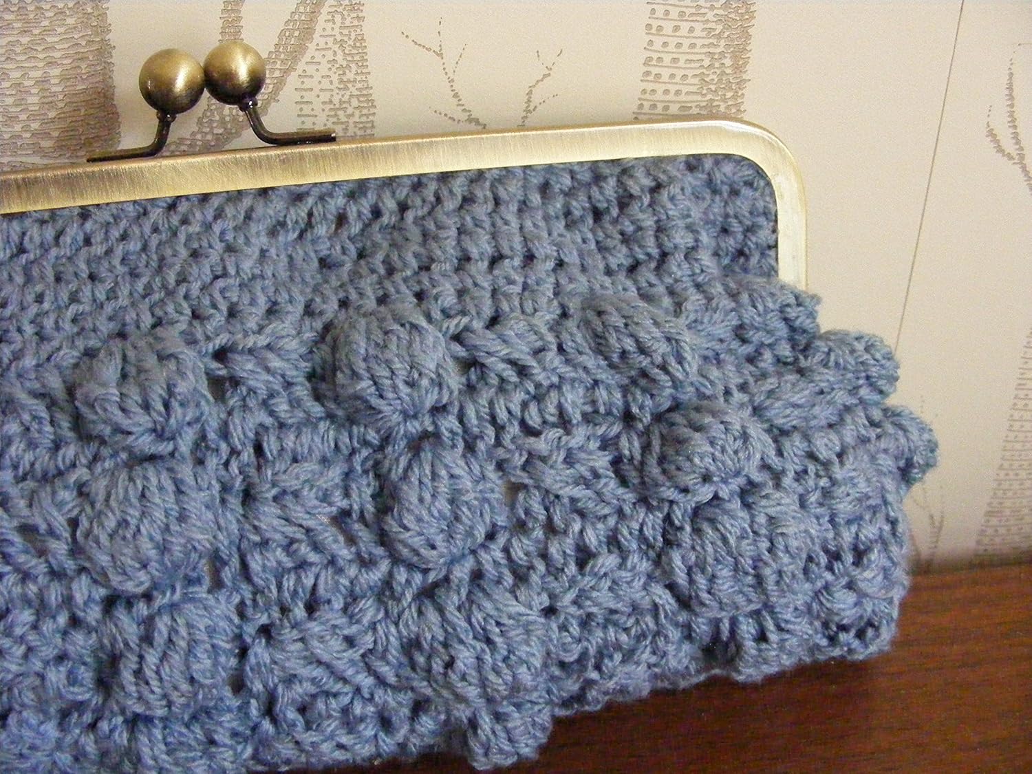 duck egg blue clutch bag