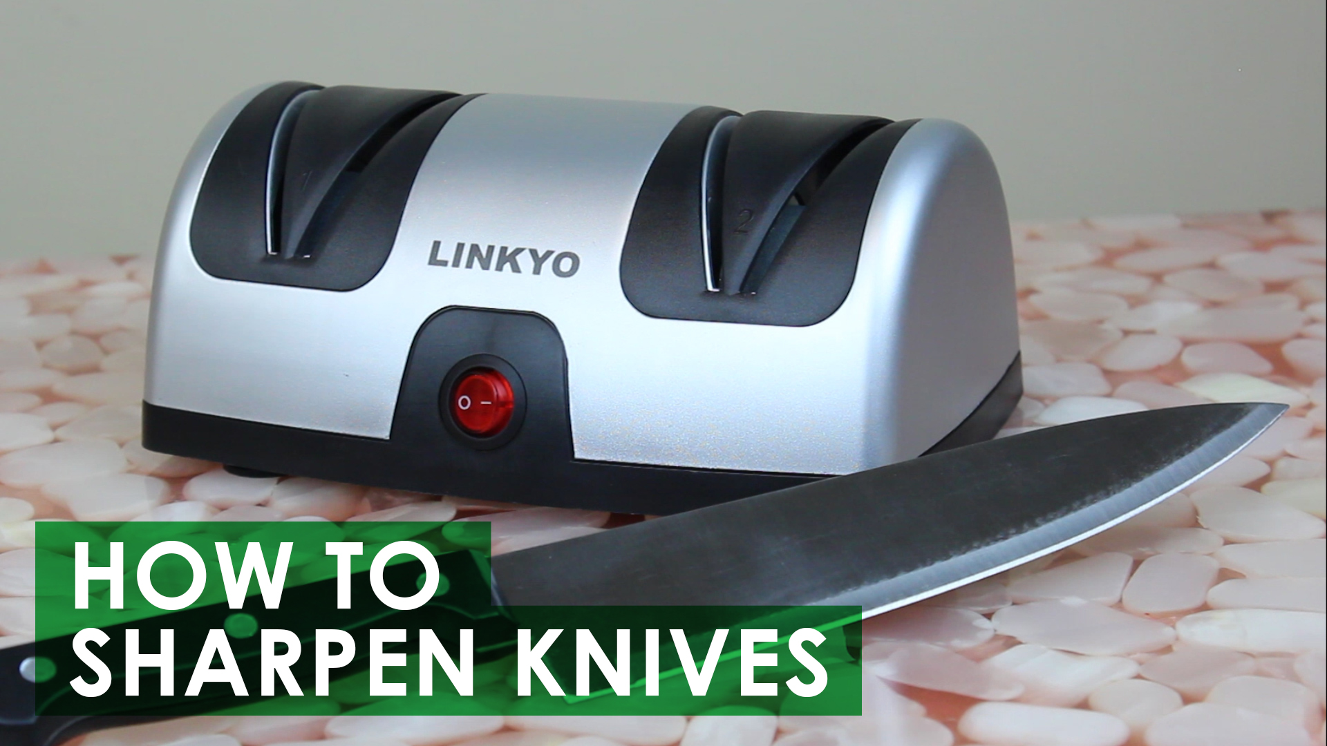 How to Sharpen Knives with LINKYO Electric Knife ... - Amazon.com