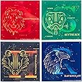 Silver Buffalo Harry Potter Constellations 4-Piece Glass Coaster Set, Multicolor (HP26175A)