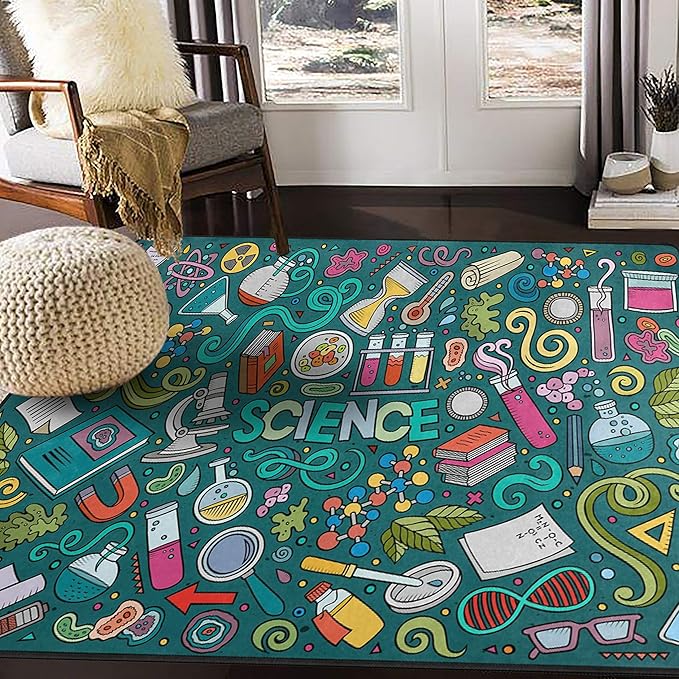 Amazon.com: ALAZA Science Chemistry Area Rug Rugs for Living Room ...