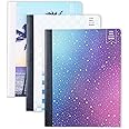 Yoobi 1 Subject Composition Notebook Set, 7.5 x 9.75, Aesthetic, Cute Notebooks with College Ruled Paper, Journal Book for Kids, 100 Lined Sheets Each, College, Office or School Supplies, 3 Pack