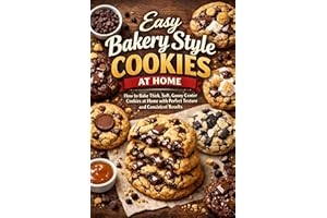 Easy Bakery Style Cookies at Home: How to Bake Thick, Soft, Gooey Center Cookies at Home with Perfect Texture and Consistent 