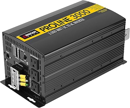 Wagan El3742 3000 Watt Power Inverter With Remote Control 6000 Watt Surge Peak Power Converter For Home Rv Camping Van Life Off Grid