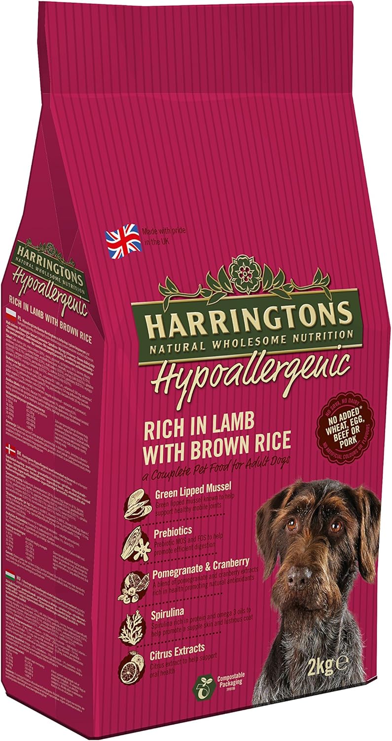 harringtons hypoallergenic dog food lamb