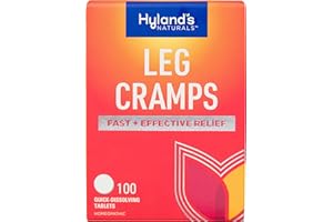 Hyland's Naturals Leg Cramp Tablets, Natural Relief of Calf, Leg and Foot Cramp, Quick Dissolving Tablets, 100 Count